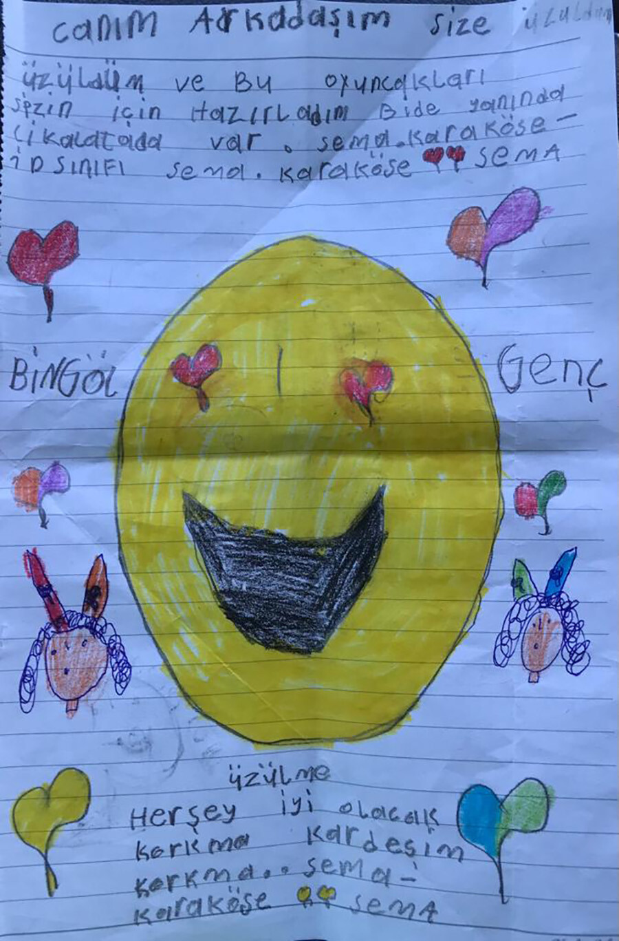 İlkokul öğrencisinden duygulandıran destek! Depremzede arkadaşı işin jandarmanın yolunu tuttu