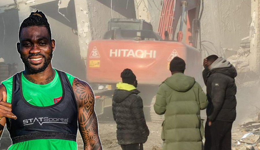Christian Atsu enkaz altında mı, hastanede mi? Ganalı futbolcunun Türkiye temsilcisi Lütfü Savaş'a tepkili... Christian Atsu enkaz altında mı, hastanede mi? Ganalı futbolcunun Türkiye temsilcisi Lütfü Savaş'a tepkili...