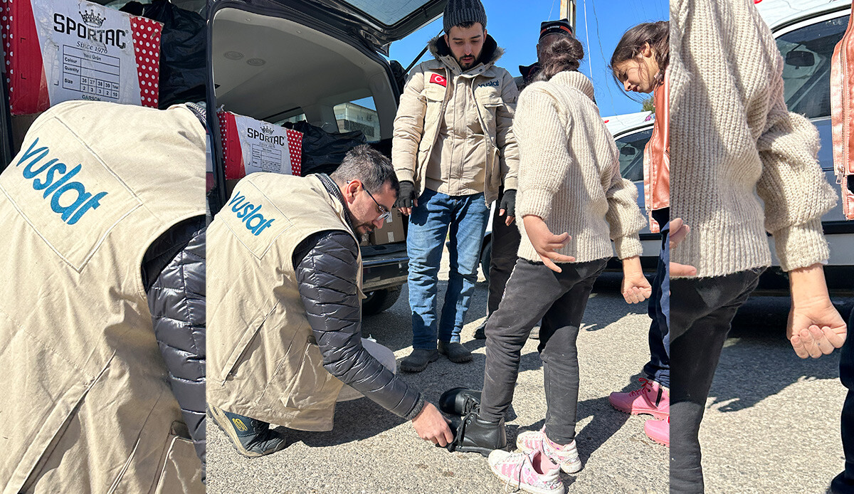 Vuslat Yardımlaşma ve Dayanışma Derneğinin deprem bölgelerindeki faaliyetleri