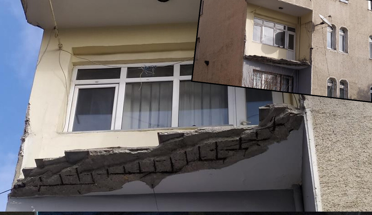 Küçükçekmece’de panik anlar! Balkon yıkıldı, herkes deprem oldu sandı: Çok korktuk Küçükçekmece’de panik anlar! Balkon yıkıldı, herkes deprem oldu sandı: Çok korktuk