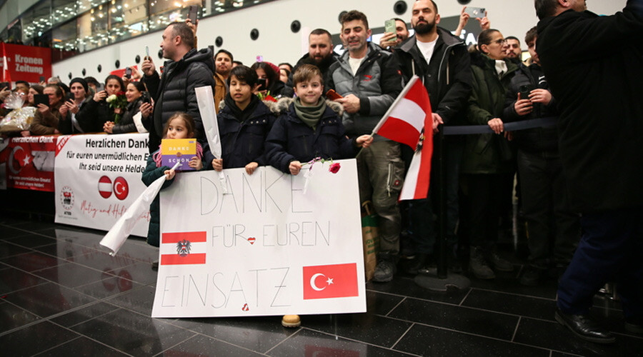 Avusturya arama kurtarma ekibinden Türk halkına övgü: Misafirperverlik sınırsızdı