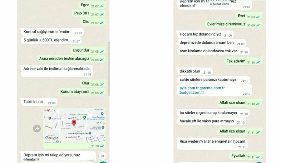 Bunu da gördük! Depremzede olduğunu öğrendi, 'Biz dolandırıcıyız' diyerek uyardı