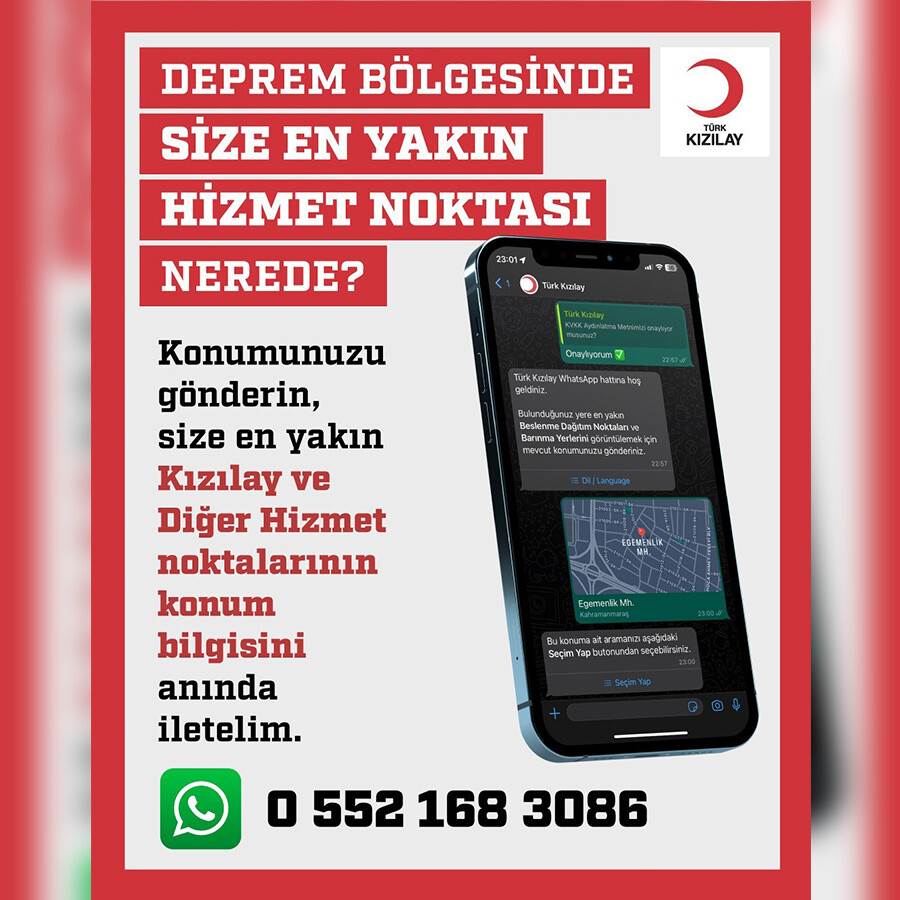 Kızılay yeni uygulamayı hayata geçirdi: 'Deprem Bölgesinde En Yakın Kızılay Hizmet Noktası Nerede' uygulaması nasıl kullanılır?