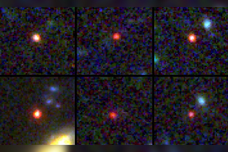 NASA'nın James Webb Uzay Teleskobu 'evren kırıcı' denilen 6 büyük galaksiyi görüntüledi NASA'nın James Webb Uzay Teleskobu 'evren kırıcı' denilen 6 büyük galaksiyi görüntüledi