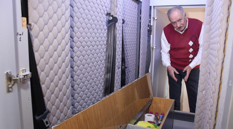 Patentini aldı, 66 tona kadar dayanabiliyor… Önü TV ünitesi arkası deprem kabini!