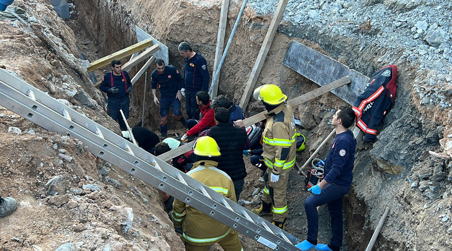 Malatya'da havaalanı inşaatında göçük meydana geldi: 2 işçi hayatını kaybetti