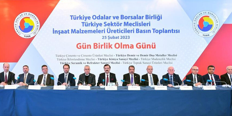 TOBB Başkanı Hisarcıklıoğlu duyurdu: Deprem bölgesinde inşaat malzemeleri için fiyat sabitlenecek