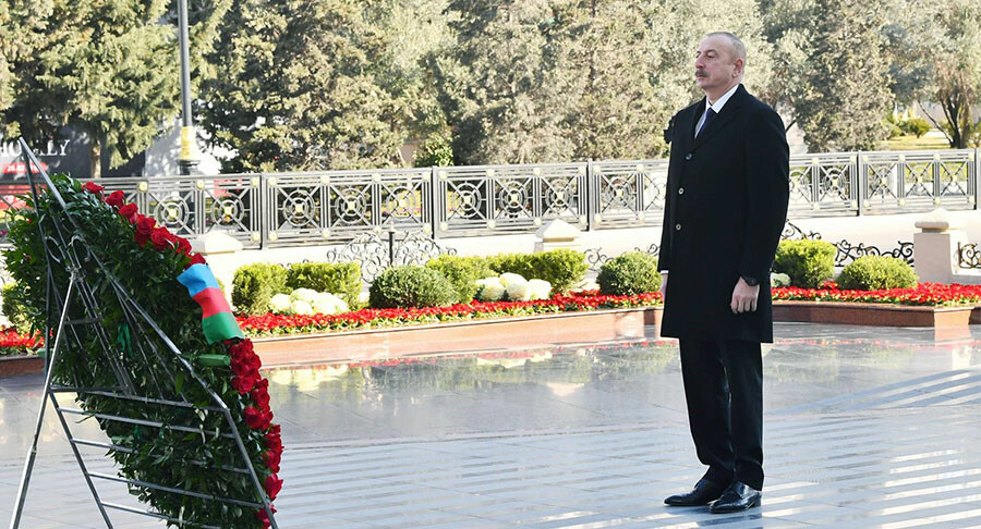 Azerbaycan’da Hocalı Katliamı’nın kurbanları anıldı