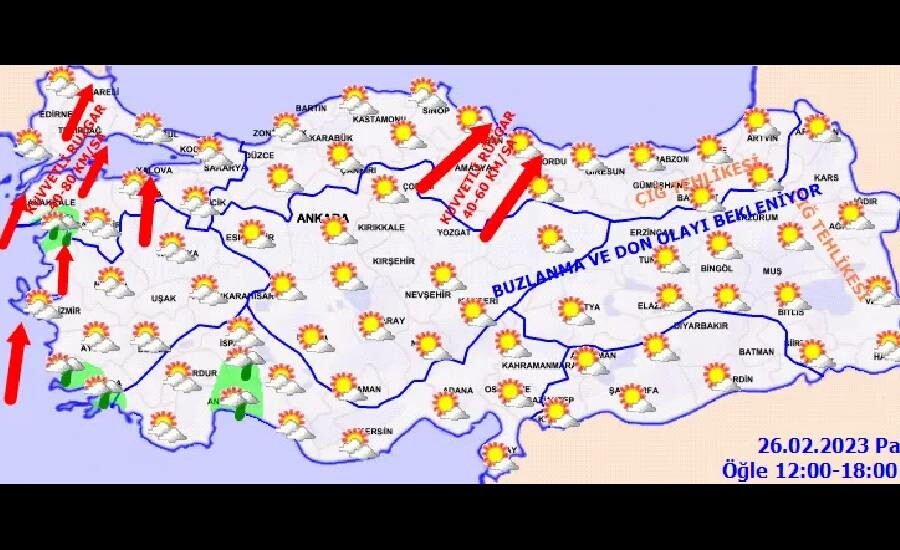 Meteoroloji uyardı! 8 ilde fırtına alarmı