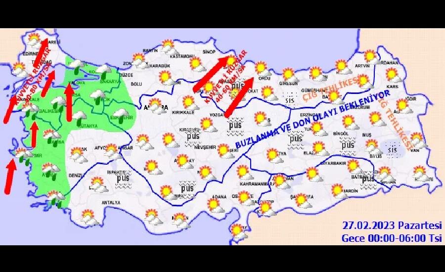 Meteoroloji uyardı! 8 ilde fırtına alarmı