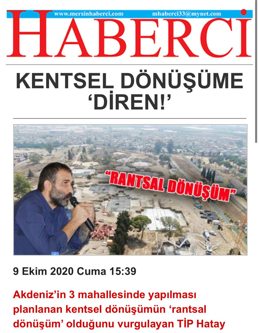 Hatay'da kentsel dönüşümü terör depoları engellemiş Hatay'da kentsel dönüşümü terör depoları engellemiş