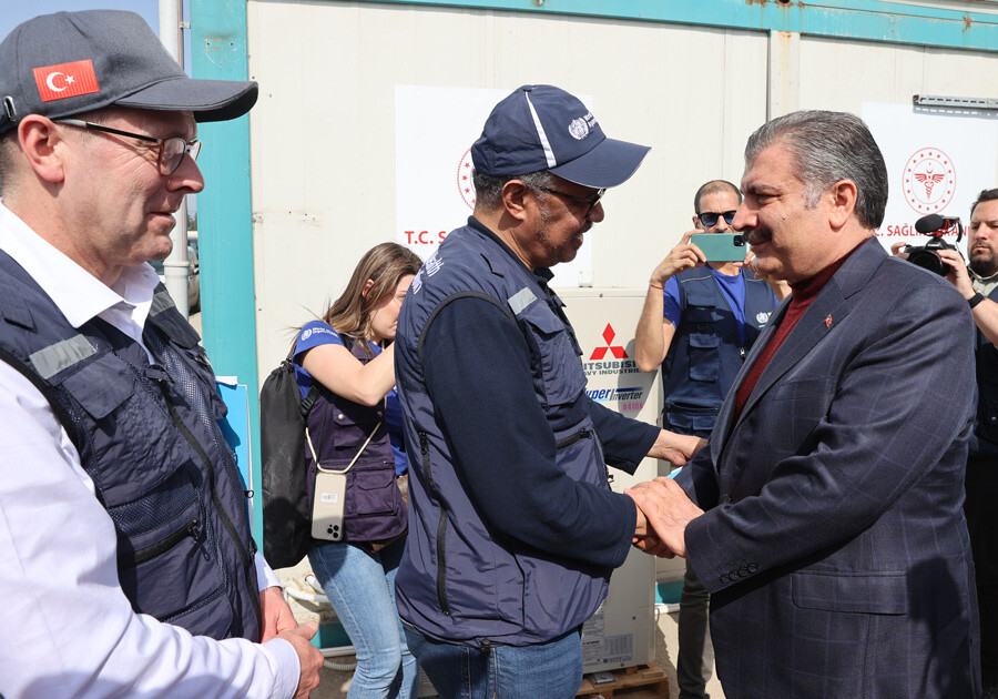 DSÖ Genel Direktörü Ghebreyesus'tan taziye ziyareti: Türkiye elinden gelenin en iyisini yapıyor