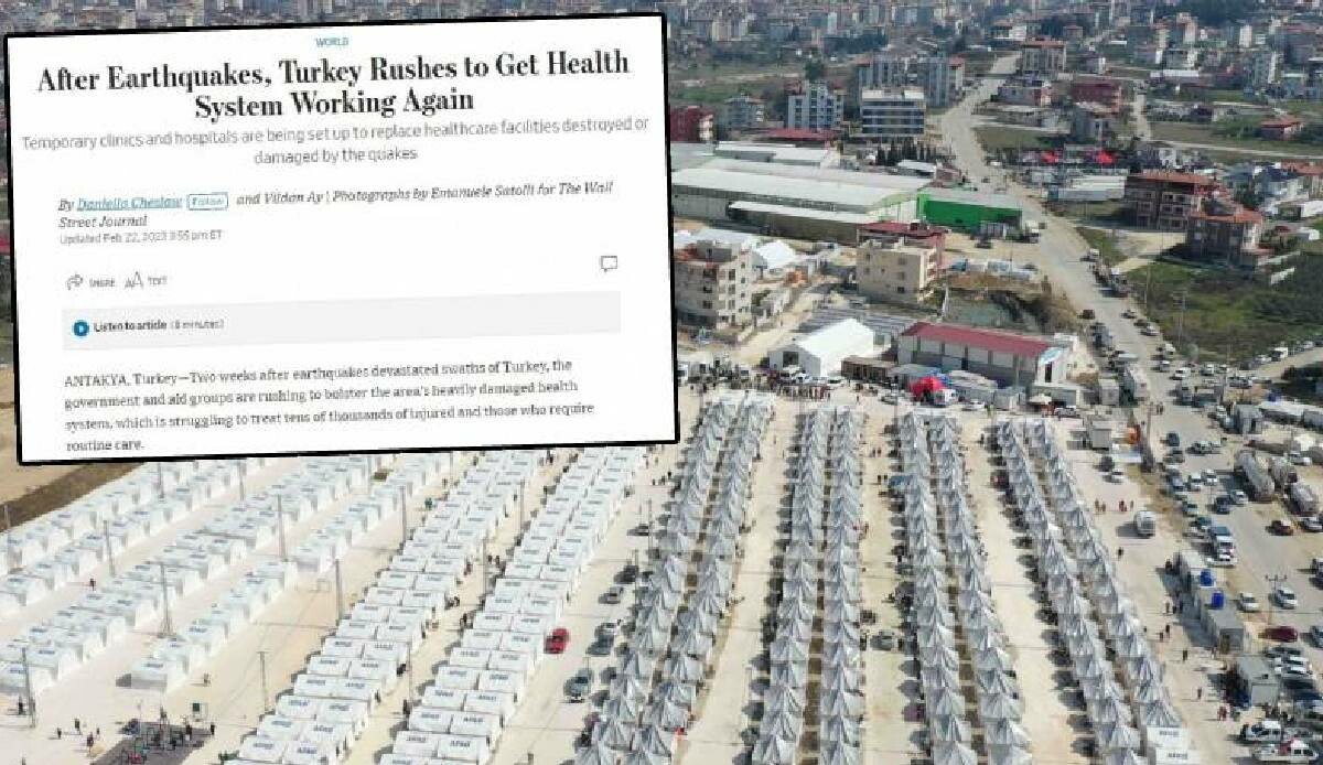 ABD basınından dikkat çeken Türkiye analizi: Tüm felaketlere rağmen sağlık sistemleri aksamadan çalışıyor