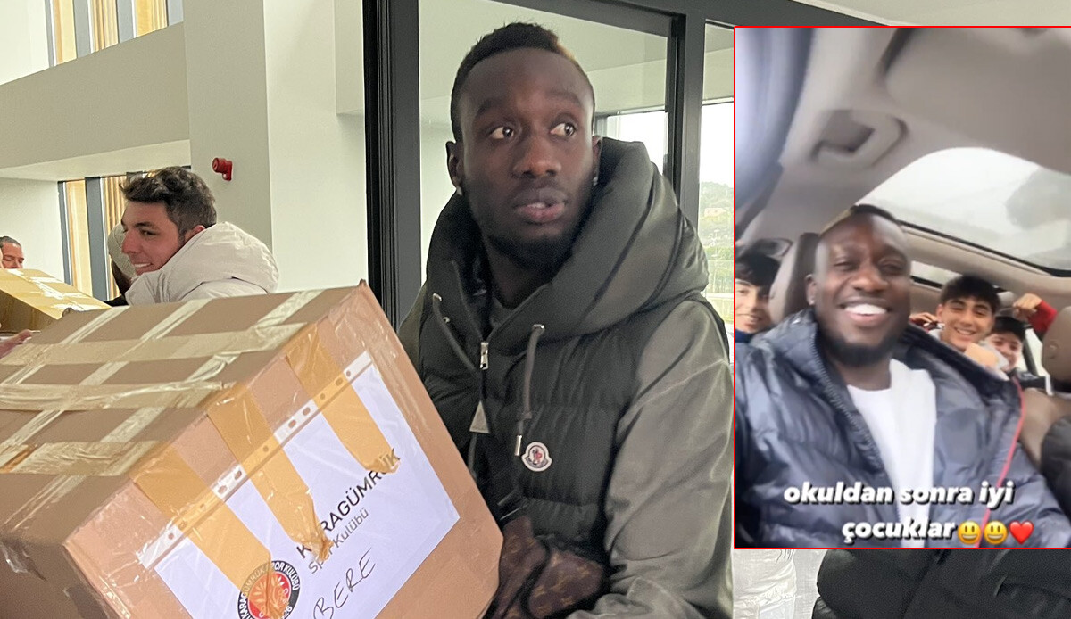 Mbaye Diagne antrenmandan dönerken otostopçu öğrencileri aracına aldı Mbaye Diagne antrenmandan dönerken otostopçu öğrencileri aracına aldı