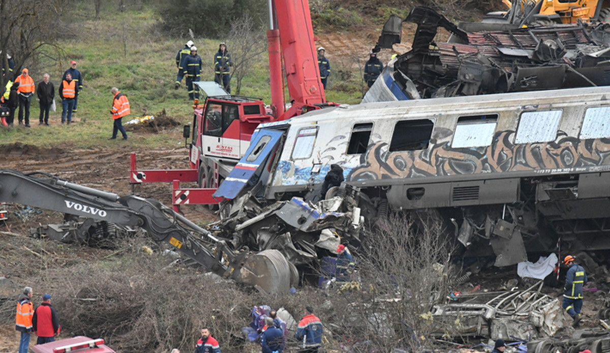 Yunanistan&#039;daki tren kazasında bilanço artıyor: 46 kişi hayatını kaybetti 