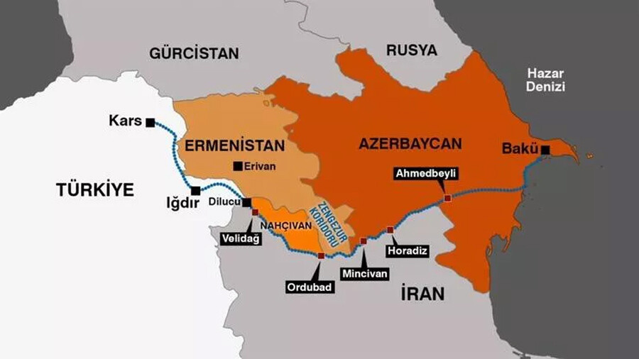 Türk dünyasının kavuşmasına az kaldı: Zengezur koridoru açılacak