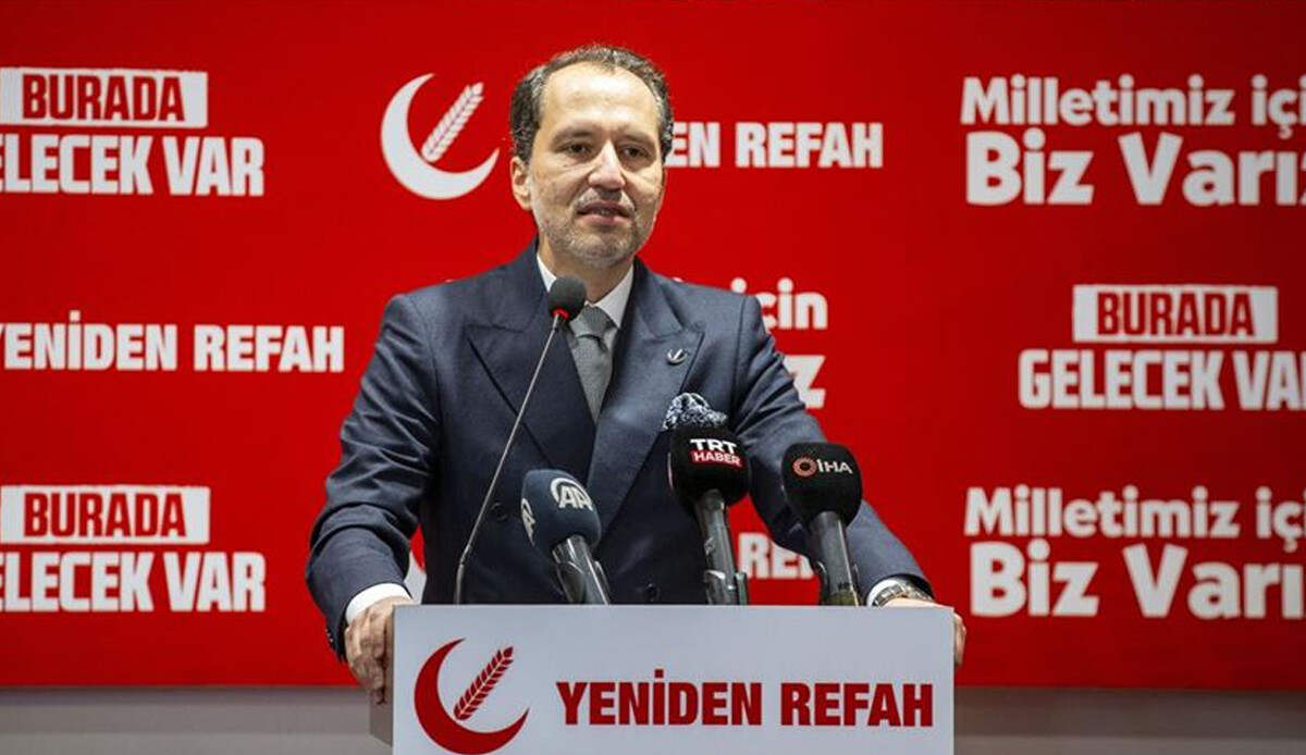 Yeniden Refah Partisi'nin cumhurbaşkanı adayı: Fatih Erbakan Yeniden Refah Partisi'nin cumhurbaşkanı adayı: Fatih Erbakan
