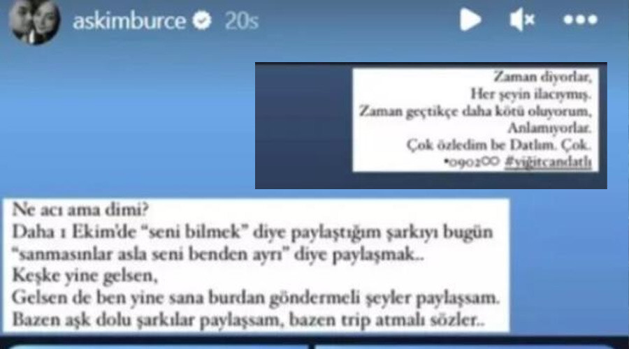 Depremde sevgilisini kaybeden eski Survivor yarışmacısı Aşkım Burçe'den yürek yakan paylaşım