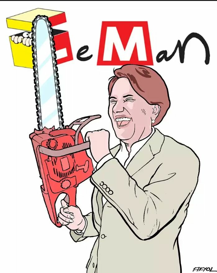 Karikatür dergisi Leman'dan Akşener'e gönderme