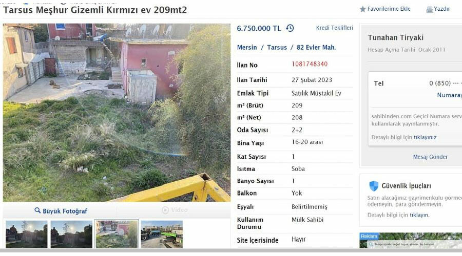 Tek şartı var… Gizemli ev satışa çıktı: İlanı duyan mahalleli rahat bir nefes aldı