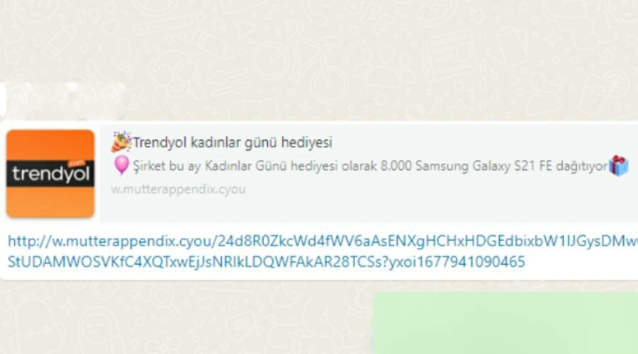 WhatsApp'tan gelen bu linke sakın tıklamayın! Dolandırıcılardan 