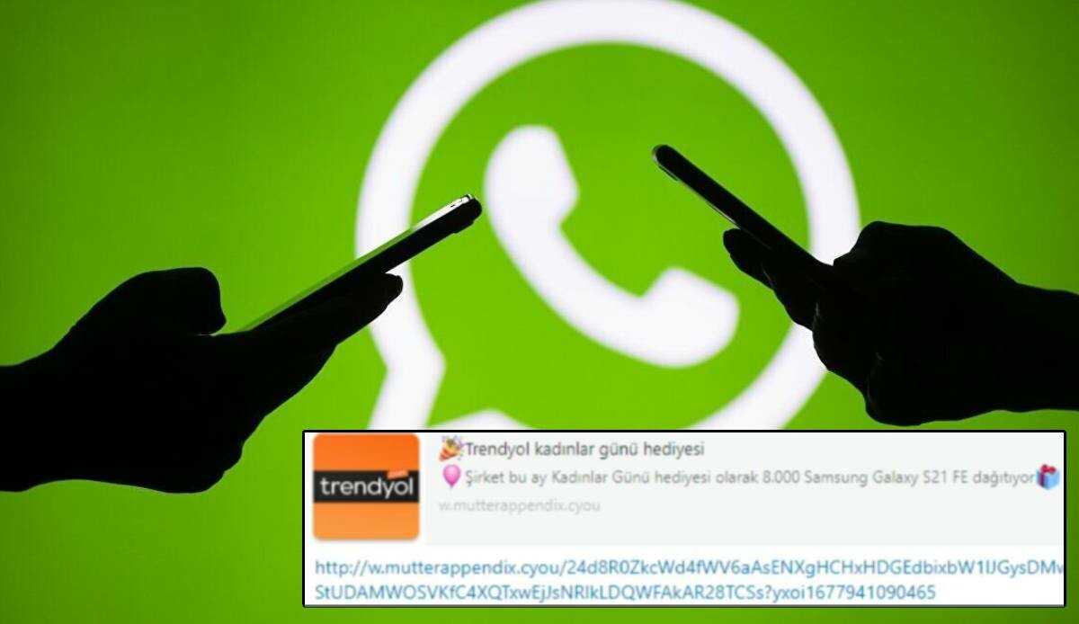 WhatsApp&#039;tan gelen bu linke sakın tıklamayın! Dolandırıcılardan &quot;8 Mart Kadınlar Günü&quot; tuzağı