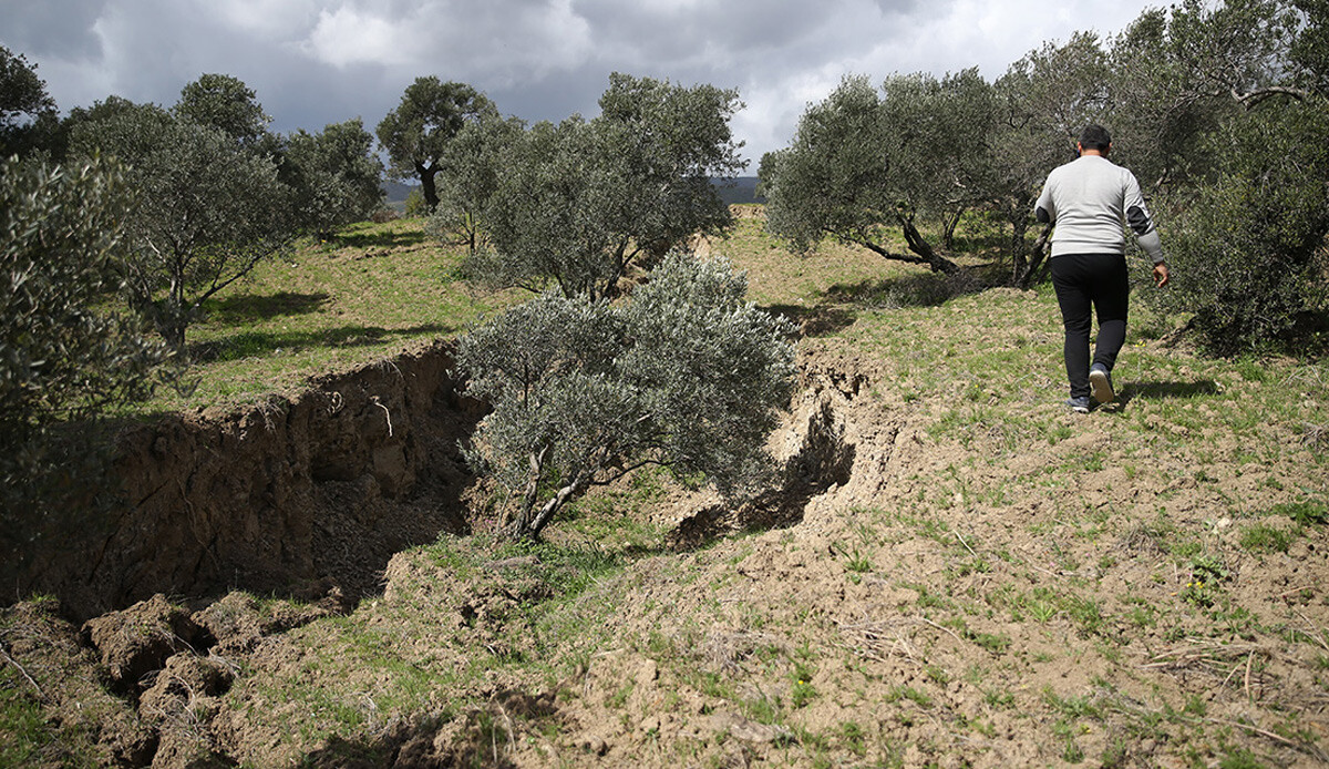 Deprem sonrası tarlayı gördü, şaşkına döndü: Burası birleşikti, sanki beton dökülmüş gibi...