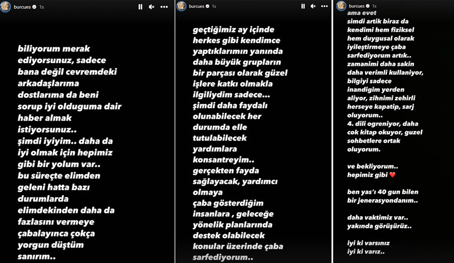 Sağlık sorunları yaşayan Burcu Esmersoy sessizliğini bozdu: Daha iyi olmak için yolum var Sağlık sorunları yaşayan Burcu Esmersoy sessizliğini bozdu: Daha iyi olmak için yolum var