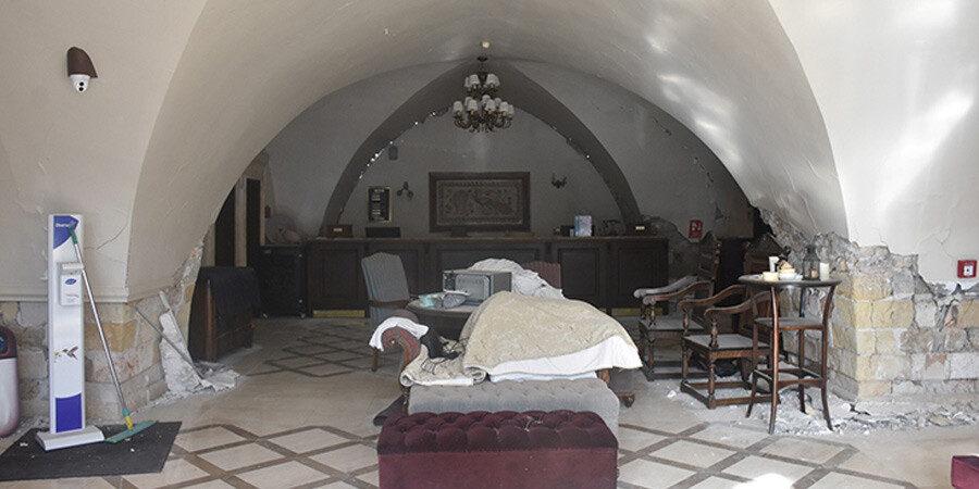 Geçmişi 1860'lara dayanıyor: Hatay'daki tarihi otel depreme rağmen ayakta kaldı