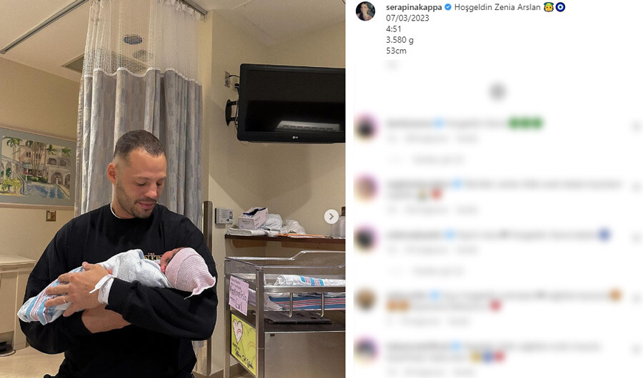 Avatar Atakan ikinci kez baba oldu… “Hoş geldin Zeina Arslan” Avatar Atakan ikinci kez baba oldu… “Hoş geldin Zeina Arslan”