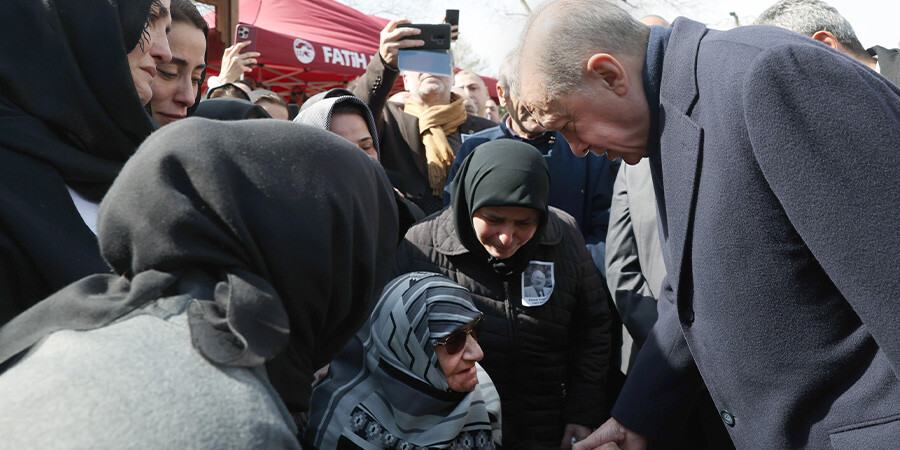 Cumhurbaşkanı Erdoğan, Kemal Coşkun'un cenaze törenine katıldı Cumhurbaşkanı Erdoğan, Kemal Coşkun'un cenaze törenine katıldı