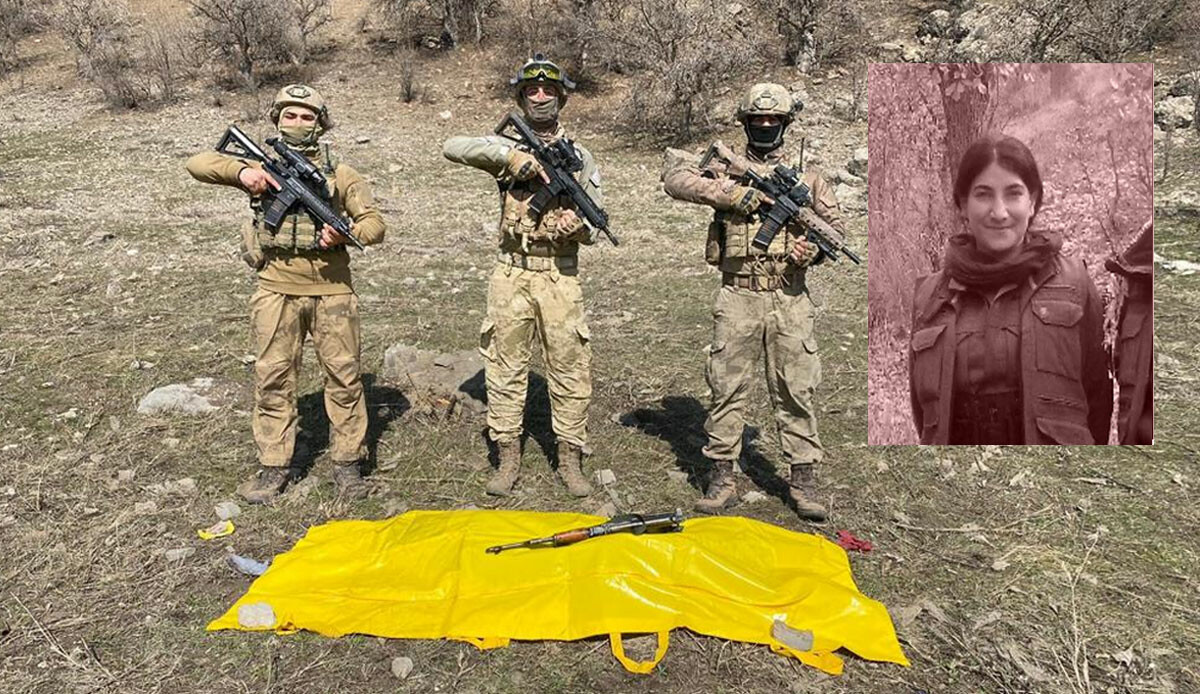 Kırmızı listeye bir çizik daha! PKK&#039;nın Sözde Botan Saha Sorumlusu Hamiyet Yalçınkaya etkisiz