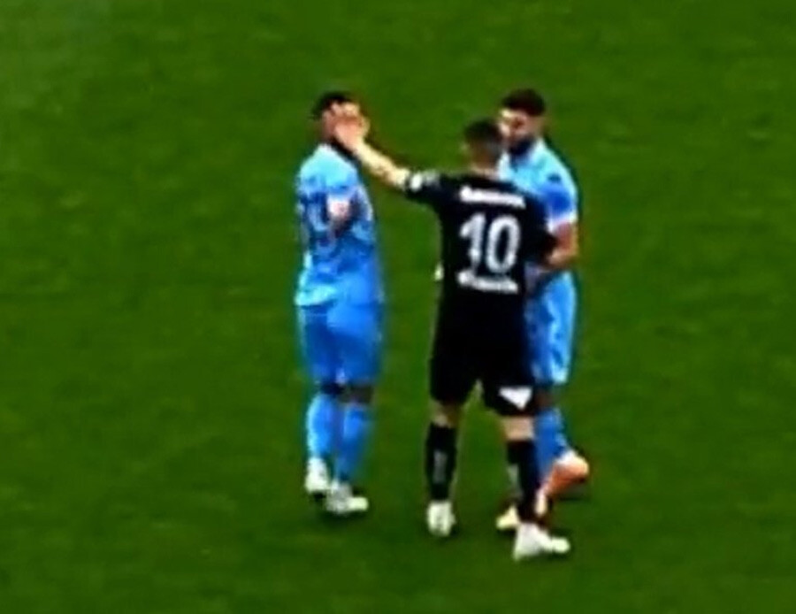 Belhanda'dan skandal hareket! Trabzon'da saha karıştı