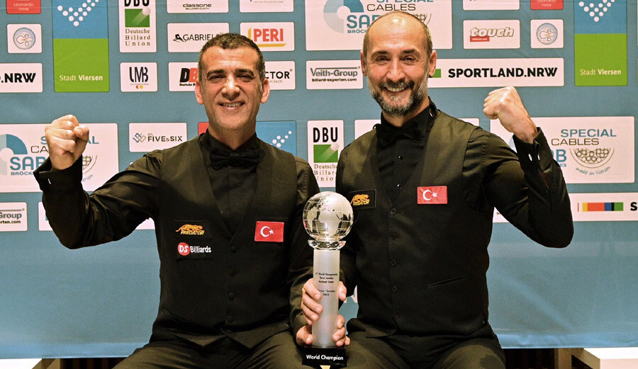 Bilardo Milli Takımı üst üste 3. kez Dünya şampiyonu oldu! Bravo Semih Saygıner, Bravo Tayfun Taşdemir Bilardo Milli Takımı üst üste 3. kez Dünya şampiyonu oldu! Bravo Semih Saygıner, Bravo Tayfun Taşdemir