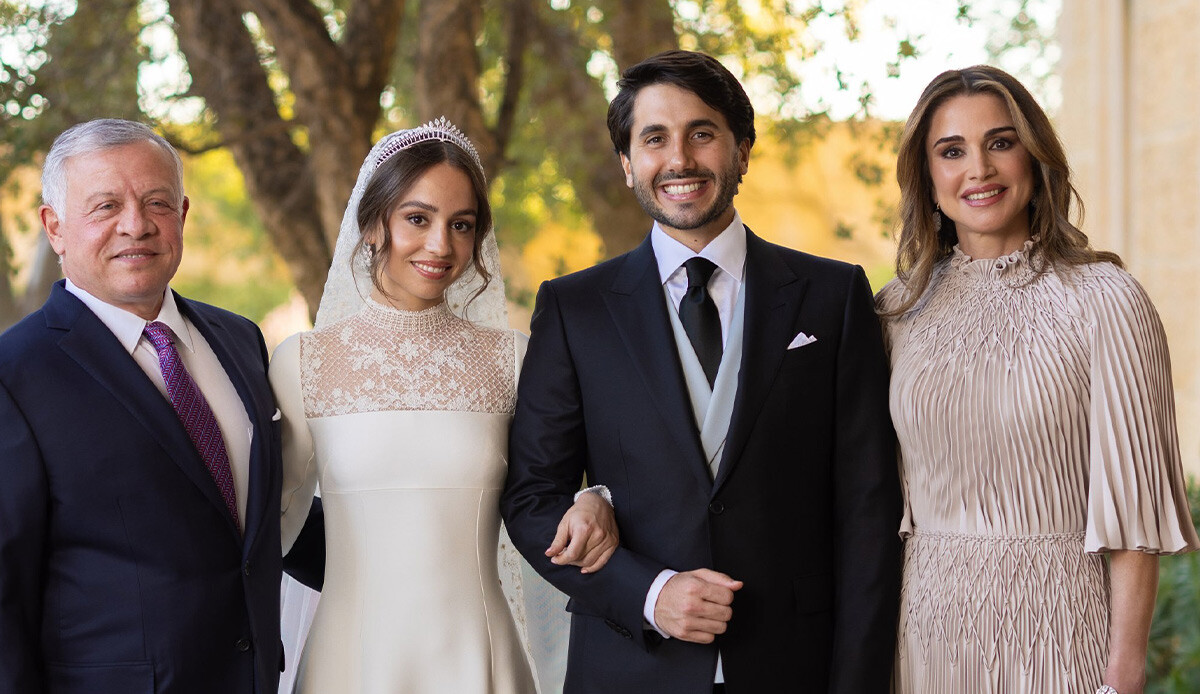 Görkemli düğün: Ürdün Kralı 2. Abdullah'ın kızı Prenses İman evlendi, nikah dualarla kıyıldı