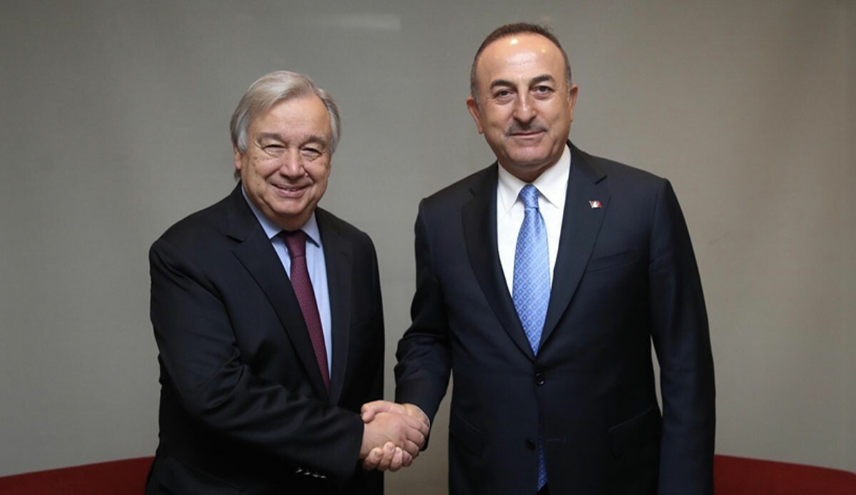 Bakan Çavuşoğlu, BM Sekreteri Guterres ile görüştü