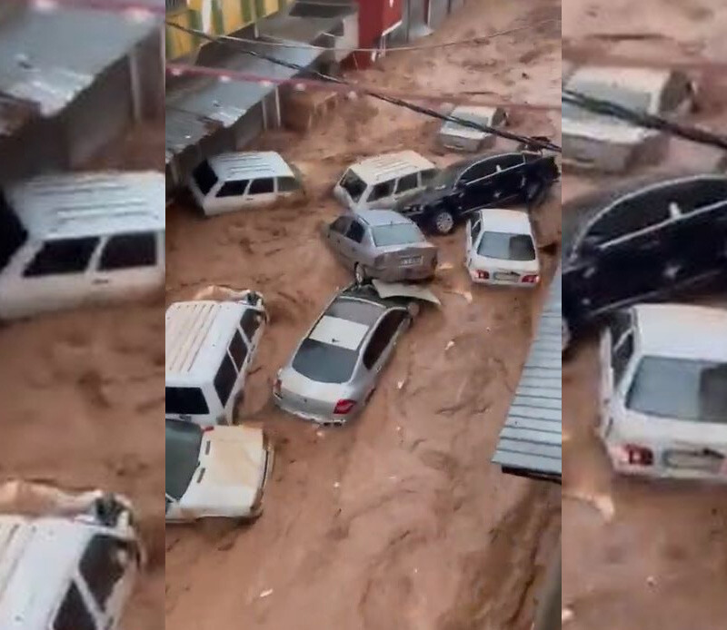 <p>Malatya genelinde bir süredir etkili olan sağanak yağış nedeniyle Doğanşehir ilçesinde su kanalı patladı, mahalleleri su bastı. </p>