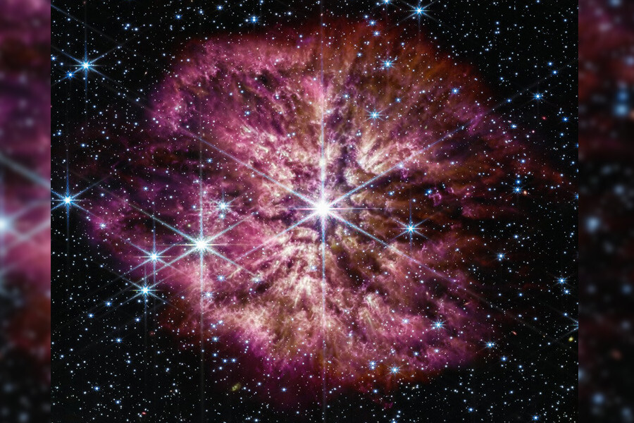 NASA'nın James Webb Uzay Teleskobu ölmekte olan bir yıldızı görüntüledi