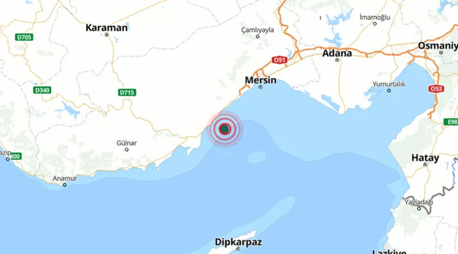 Son dakika! Mersin'de korkutan deprem-Son depremler Son dakika! Mersin'de korkutan deprem-Son depremler