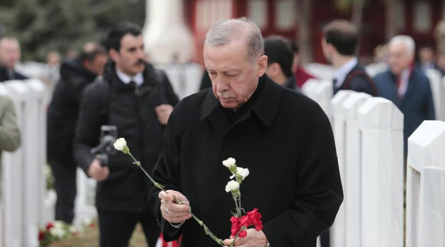 Cumhurbaşkanı Erdoğan’dan Çanakkale'de deprem mesajı: Yaraları Çanakkale ruhu ile sarabiliriz