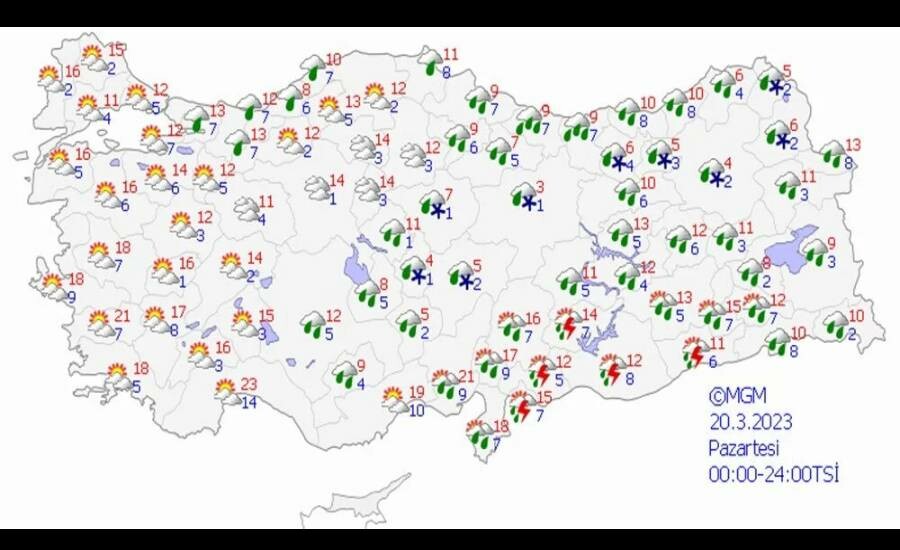 Soğuk hava yurdu terk ediyor! Bahar geri geliyor