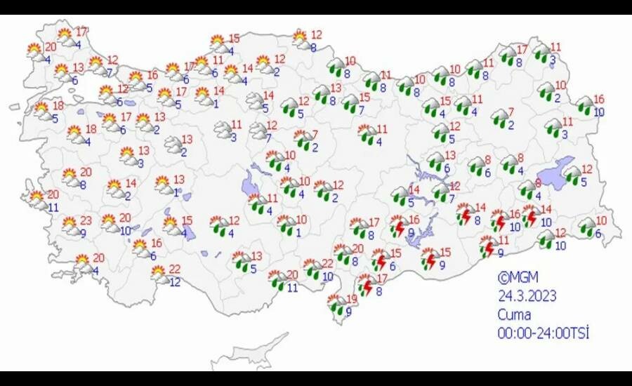 Soğuk hava yurdu terk ediyor! Bahar geri geliyor