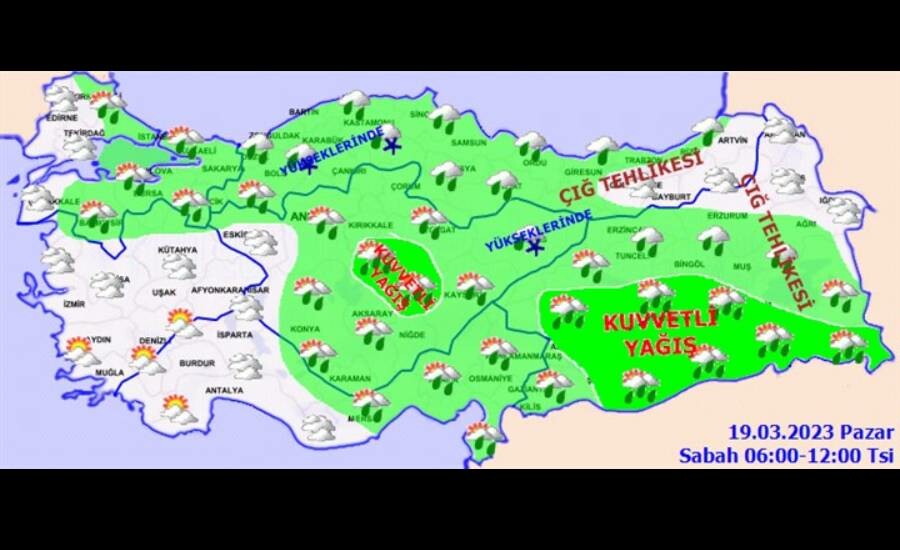 Meteoroloji’den sel ve su baskını uyarısı! Fırtına, sağanak ve kar bekleniyor
