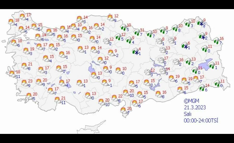 Soğuk hava yurdu terk ediyor! Bahar geri geliyor