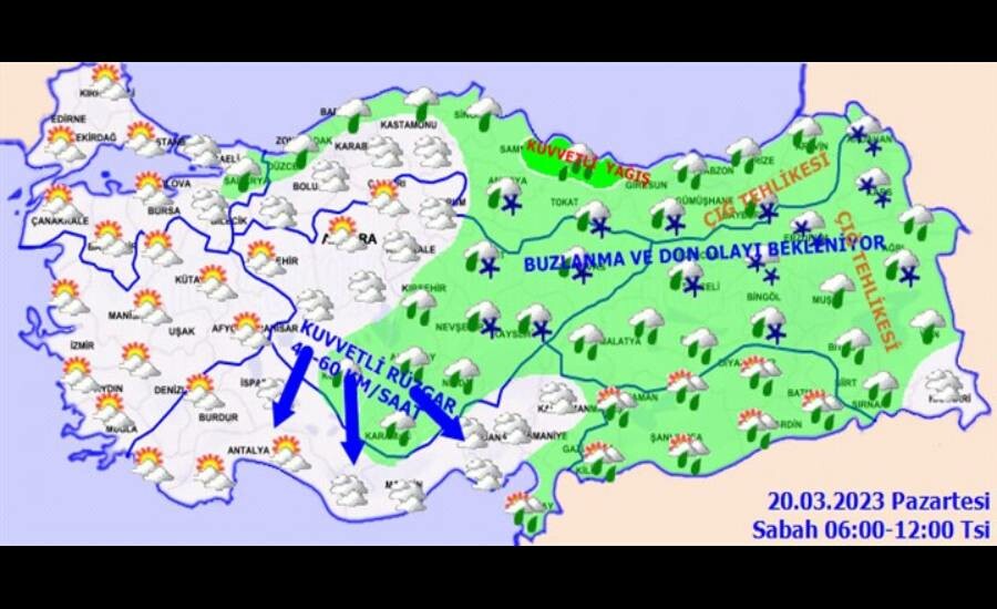 Meteoroloji'den 9 ile uyarı! Alarm verildi: sel, fırtına, sağanak yağış