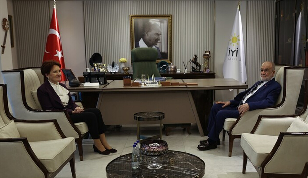 Saadet Partisi Lideri Karamollaoğlu, Meral Akşener'i ziyaret etti Saadet Partisi Lideri Karamollaoğlu, Meral Akşener'i ziyaret etti