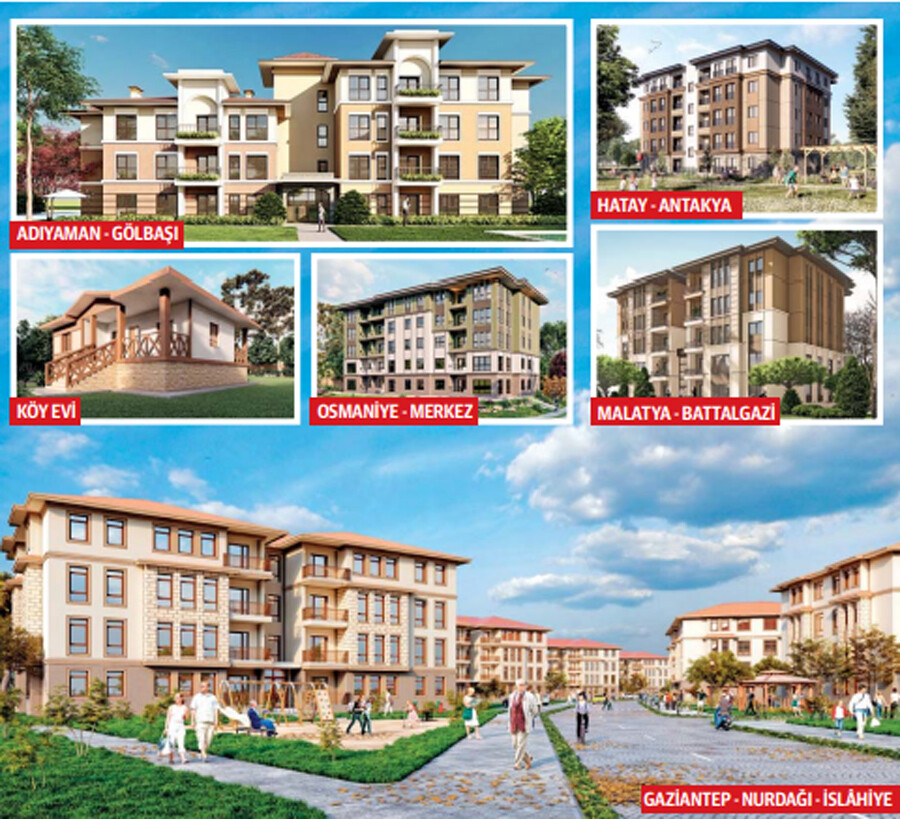 18 bin evin temeli atılıyor: Deprem konutları böyle olacak