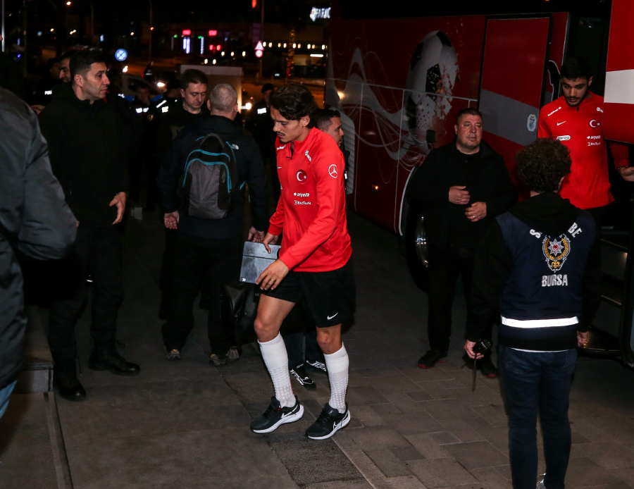 A Milli Takım Hırvatistan maçı için Bursa'da