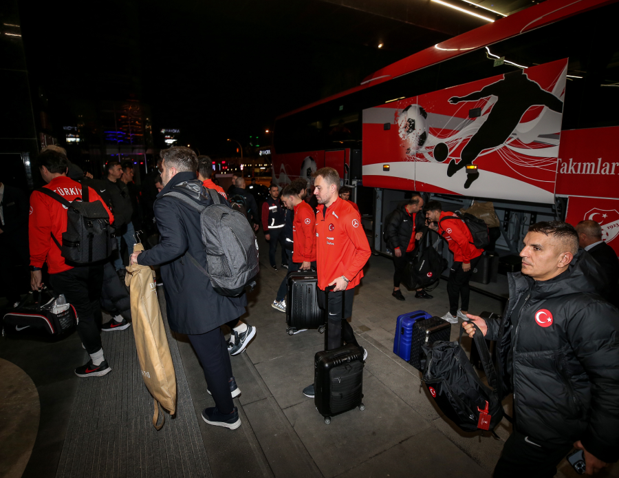 A Milli Takım Hırvatistan maçı için Bursa'da