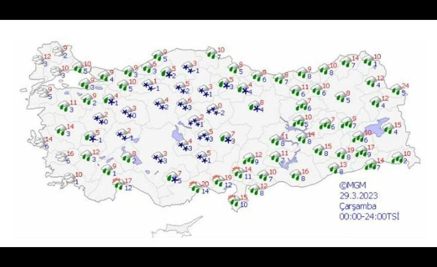 Meteoroloji'den sarı ve turuncu uyarı! Kar ve fırtına geliyor: Mart kapıdan baktırdı
